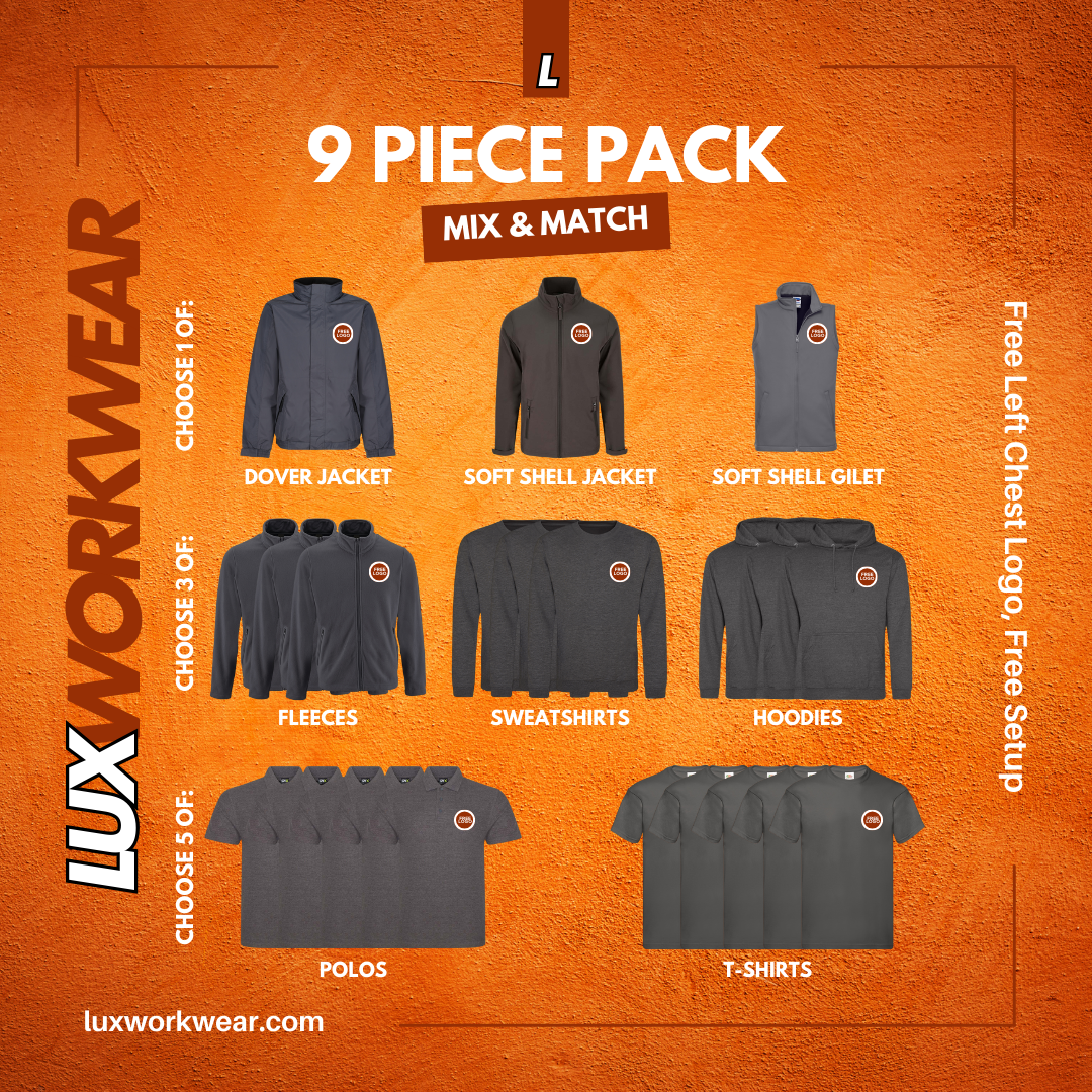 9 Piece Pack