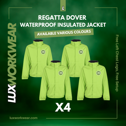 4 Premium Quality Regatta Dover Jackets